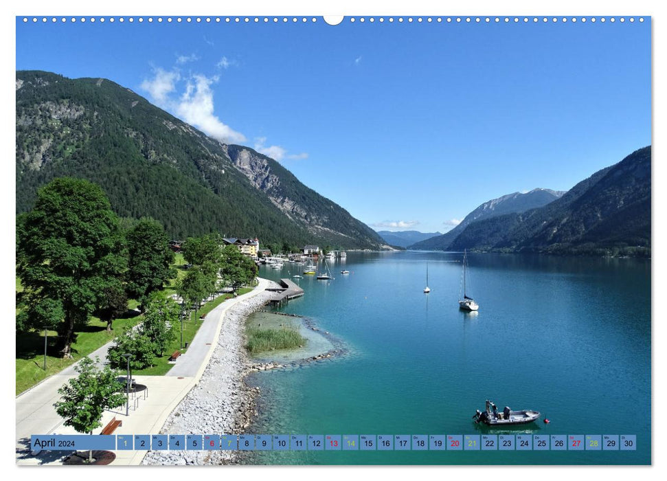 Zeit für Pertisau am Achensee in Tirol - Austria (CALVENDO Premium Wandkalender 2024)
