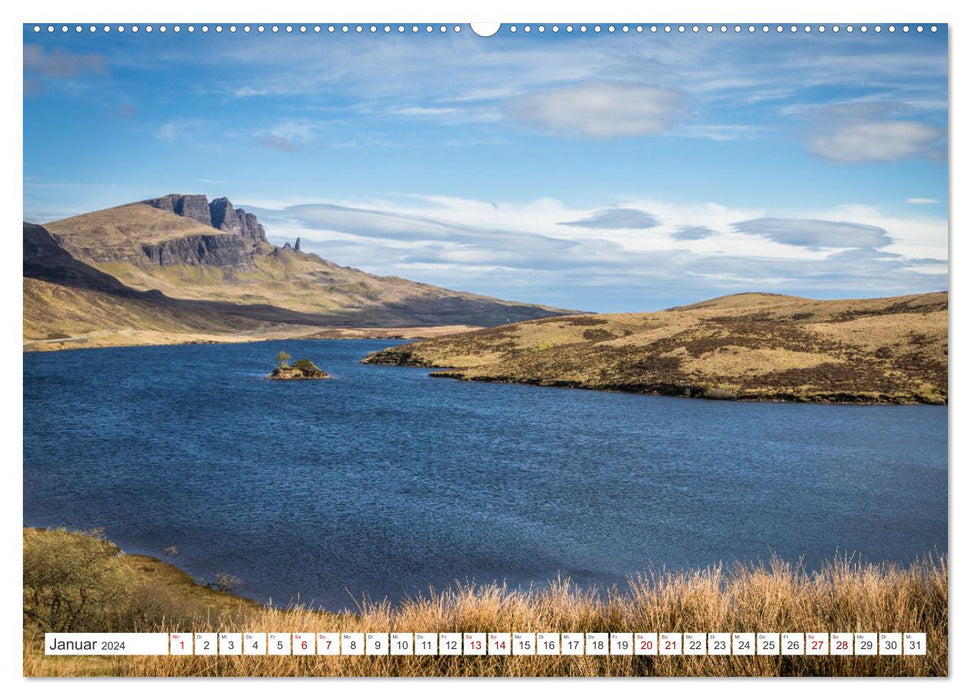 Isle of Skye - Eine Reise durch den Nordwesten Schottlands (CALVENDO Wandkalender 2024)