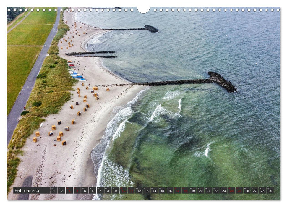 Brasilien Strand - Aufnahmen aus der Luft (CALVENDO Wandkalender 2024)
