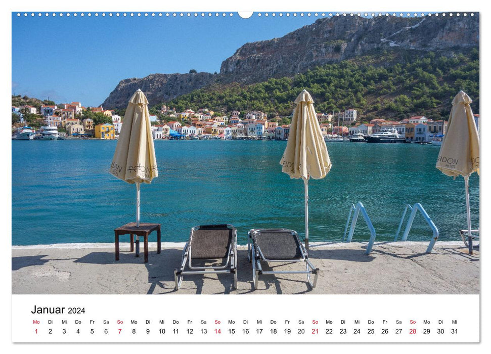 Kastellórizo - östlichster Zipfel Griechenlands (CALVENDO Premium Wandkalender 2024)