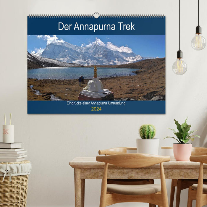 Der Annapurna Trek (CALVENDO Wandkalender 2024)