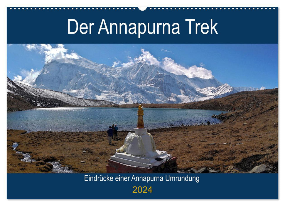 Der Annapurna Trek (CALVENDO Wandkalender 2024)