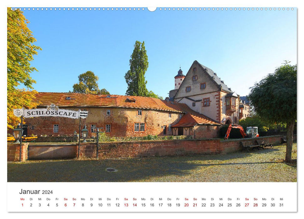 Büdingen - historische Stadt (CALVENDO Premium Wandkalender 2024)