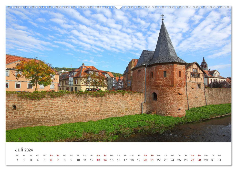 Büdingen - historische Stadt (CALVENDO Premium Wandkalender 2024)