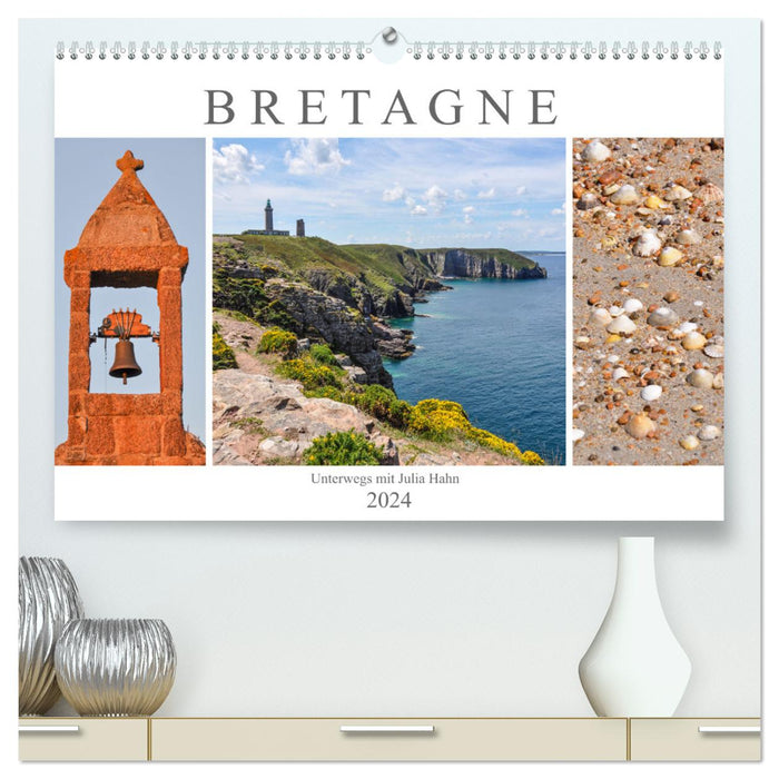 Bretagne - unterwegs mit Julia Hahn (CALVENDO Premium Wandkalender 2024)
