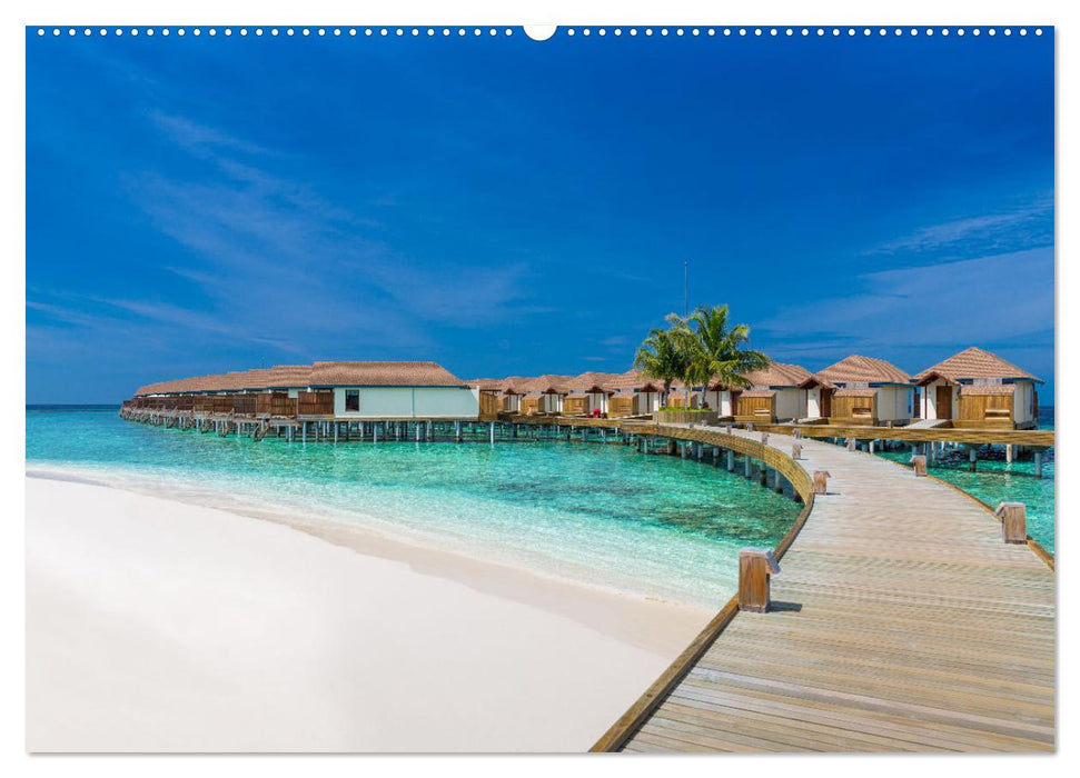 Malediven - Inselparadies im Indischen Ozean (CALVENDO Premium Wandkalender 2024)