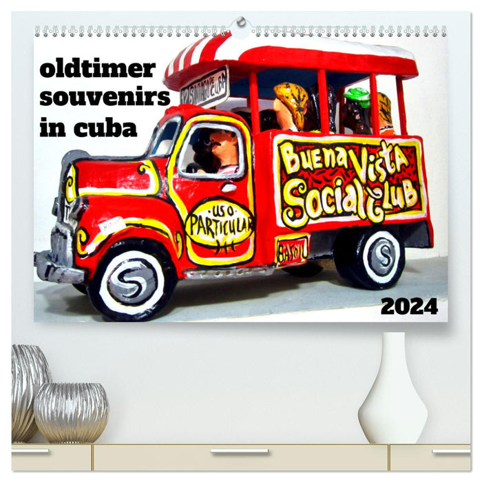 Oldtimer Souvenirs in Cuba (CALVENDO Premium Wandkalender 2024)