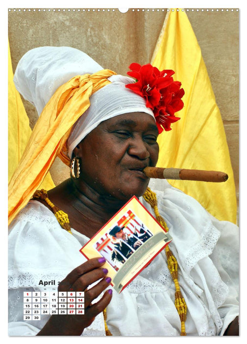 HABANERAS - Zigarren-Raucherinnen in Kuba (CALVENDO Premium Wandkalender 2024)