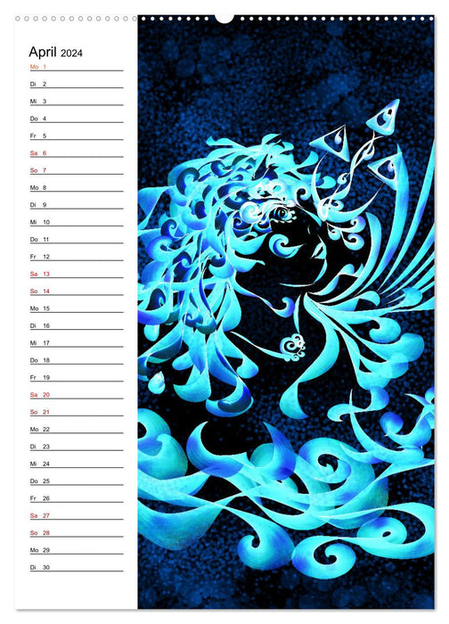 Textile Gewebekunst (CALVENDO Wandkalender 2024)
