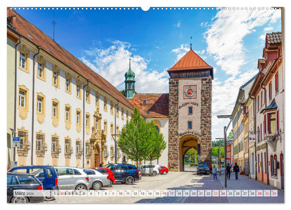 Villingen-Schwenningen Stadtansichten (CALVENDO Premium Wandkalender 2024)