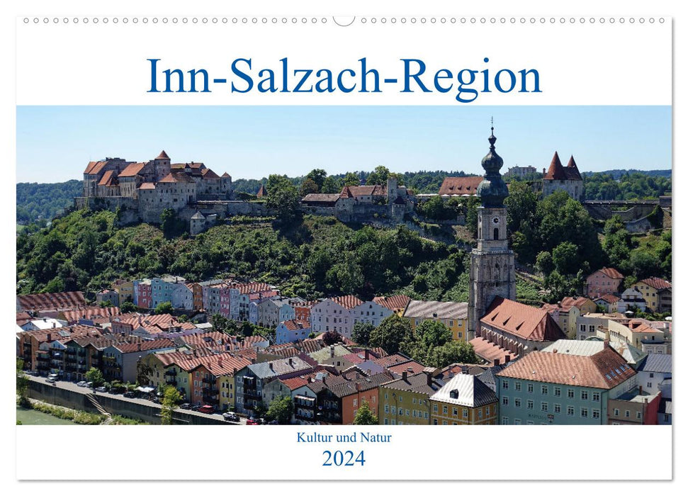 Inn-Salzach-Region - Kultur und Natur (CALVENDO Wandkalender 2024)