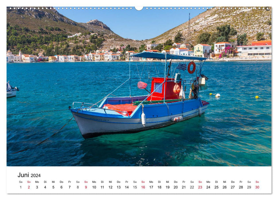 Kastellórizo - easternmost tip of Greece (CALVENDO wall calendar 2024) 