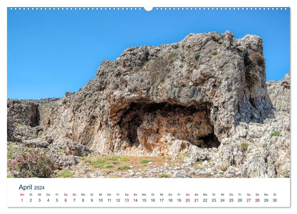 Rhodos - Insel des Sonnengottes Helios (CALVENDO Premium Wandkalender 2024)