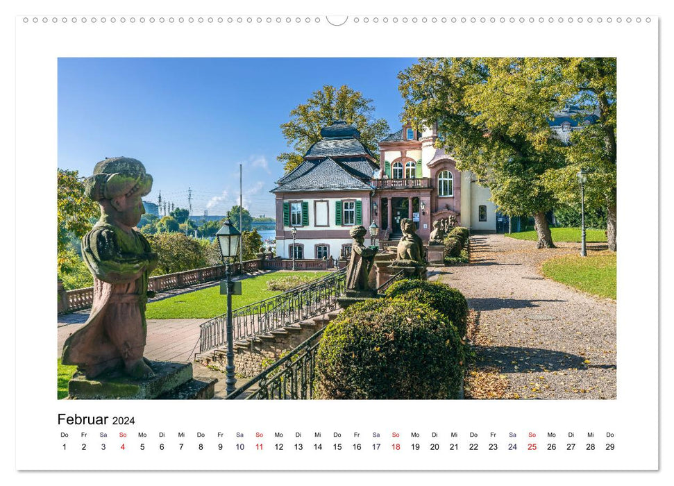 Frankfurt - Parks and Gardens (CALVENDO Wall Calendar 2024) 