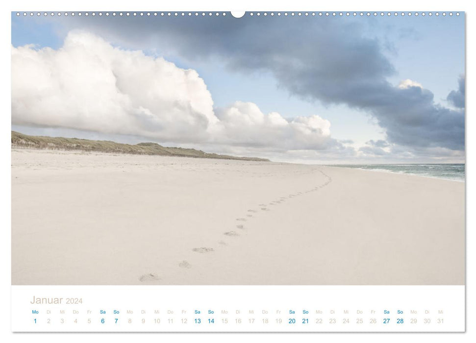 North Sea island of Sylt (CALVENDO Premium Wall Calendar 2024) 