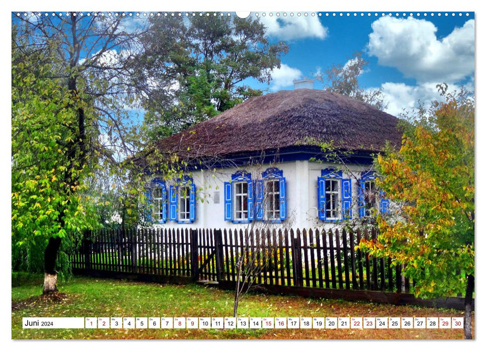 Idyll on the Don - A historic Cossack homestead (CALVENDO wall calendar 2024) 