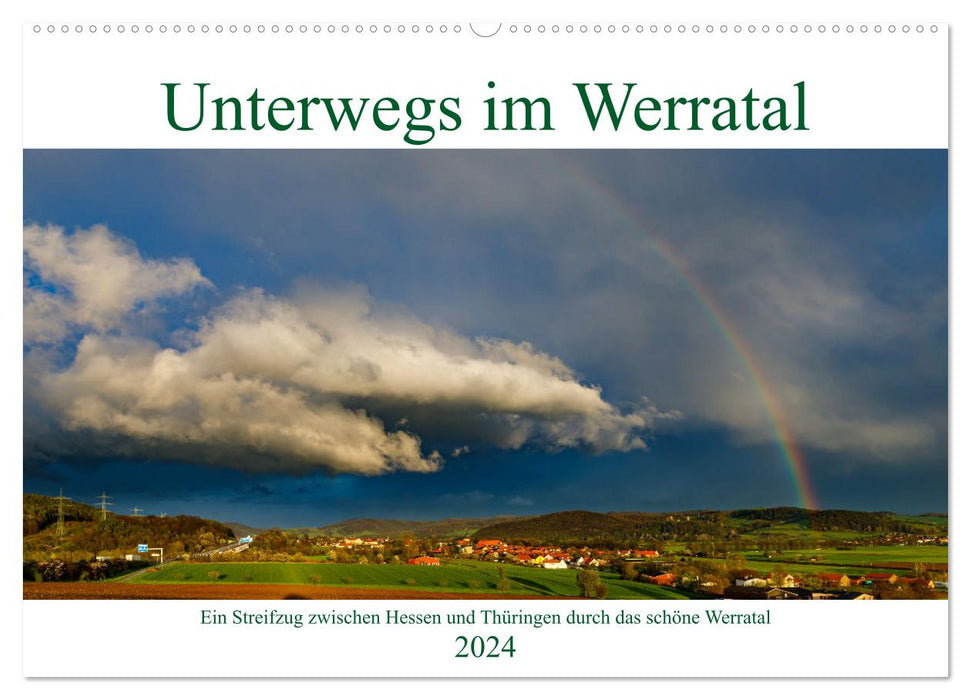 On the road in the Werra Valley (CALVENDO wall calendar 2024) 