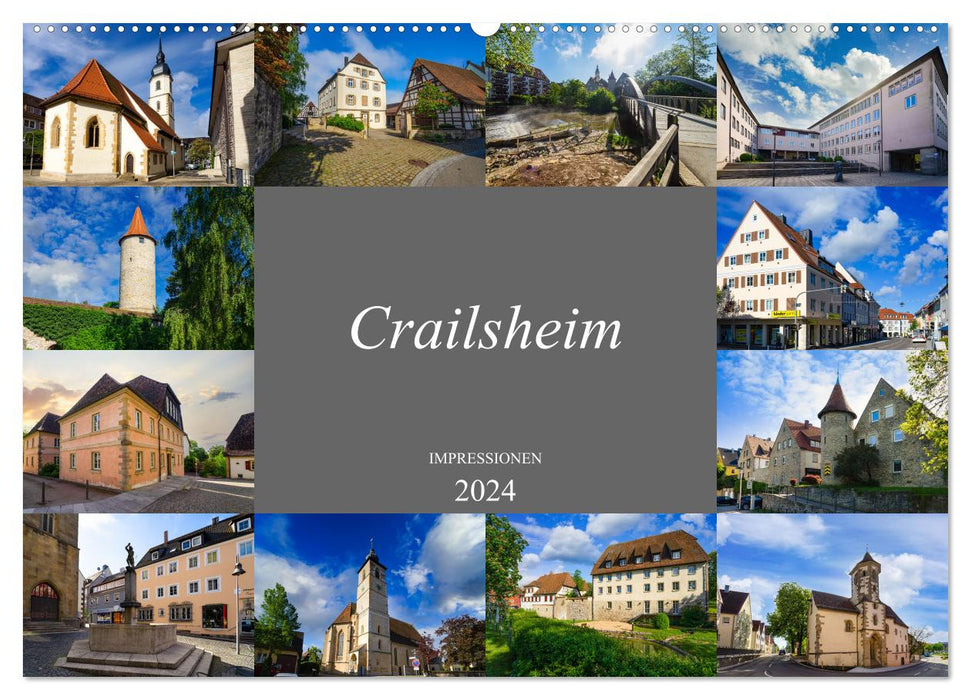 Crailsheim impressions (CALVENDO wall calendar 2024) 