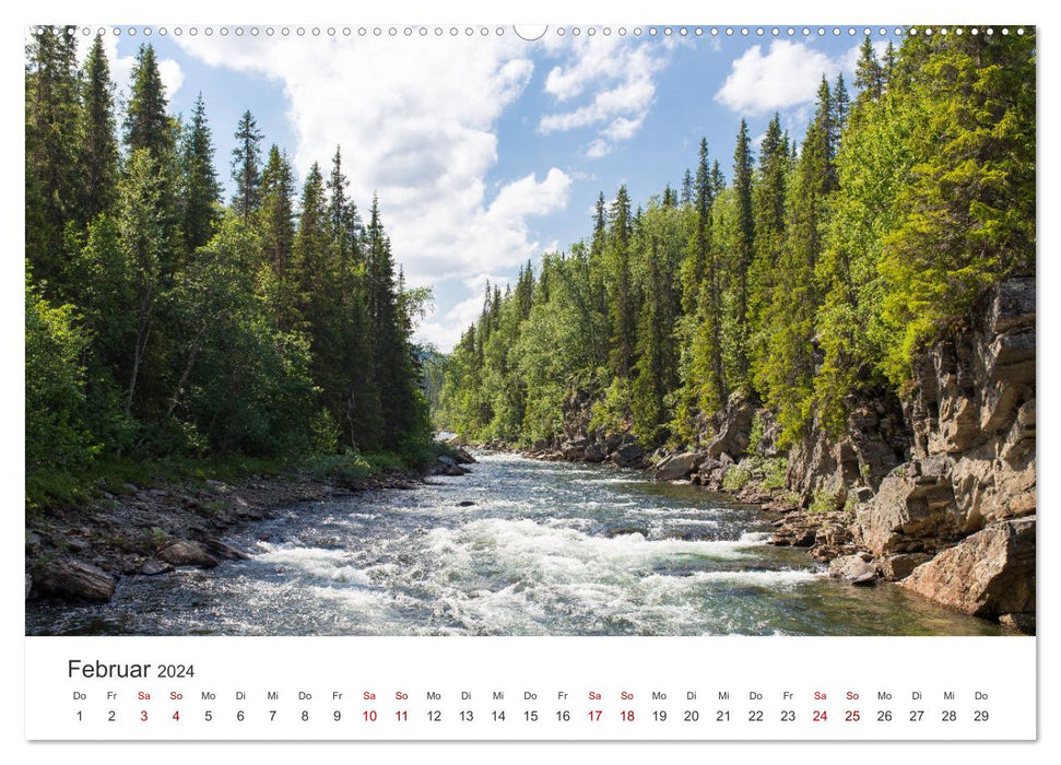 Sweden - An enchanting journey to the north. (CALVENDO Premium Wall Calendar 2024) 