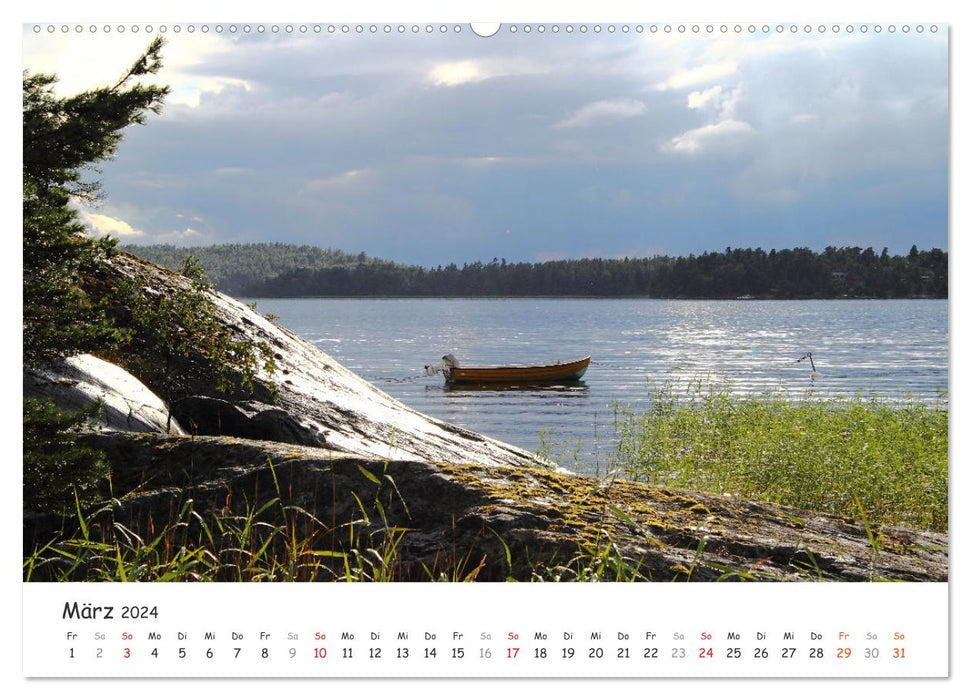 Schwedische Sehnsuchtsorte (CALVENDO Premium Wandkalender 2024)