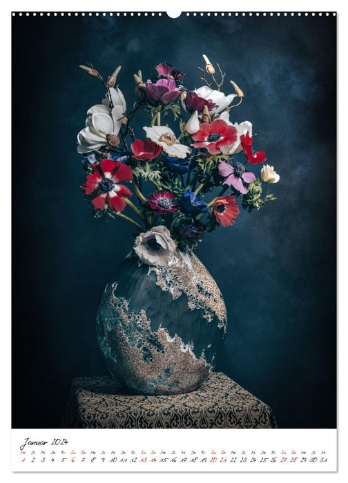 Blumen Bouquet (CALVENDO Wandkalender 2024)
