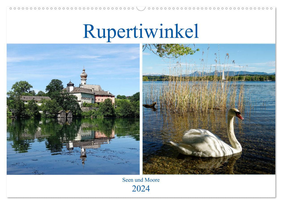 Rupertiwinkel - Seen und Moore (CALVENDO Wandkalender 2024)