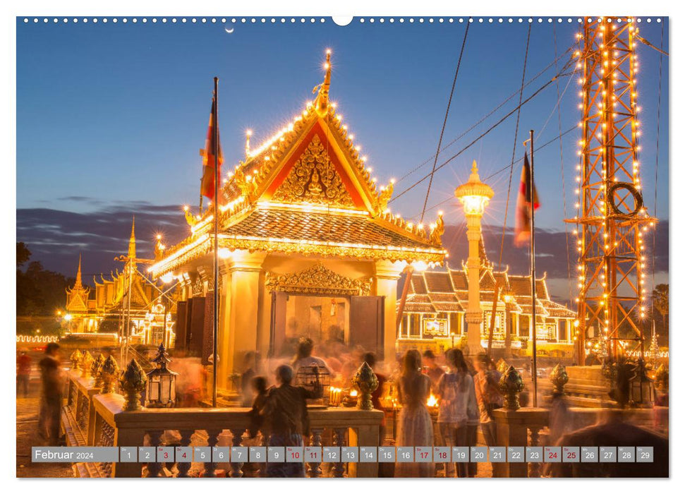 KAMBODSCHA - Im Reich der Khmer (CALVENDO Premium Wandkalender 2024)