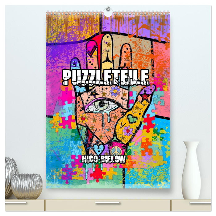 Puzzleteile (CALVENDO Premium Wandkalender 2024)