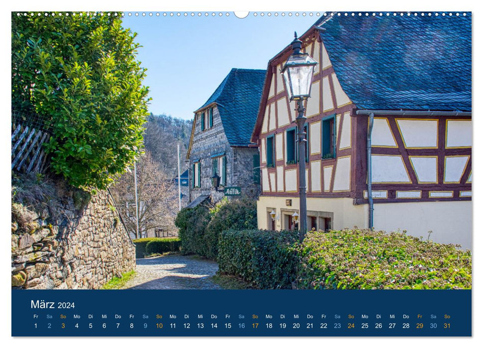 Herrstein - Mittelalter an der Edelsteinstraße (CALVENDO Premium Wandkalender 2024)