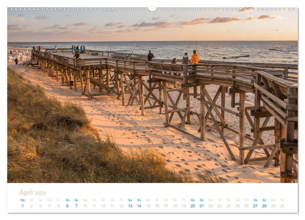 North Sea island of Sylt (CALVENDO wall calendar 2024) 