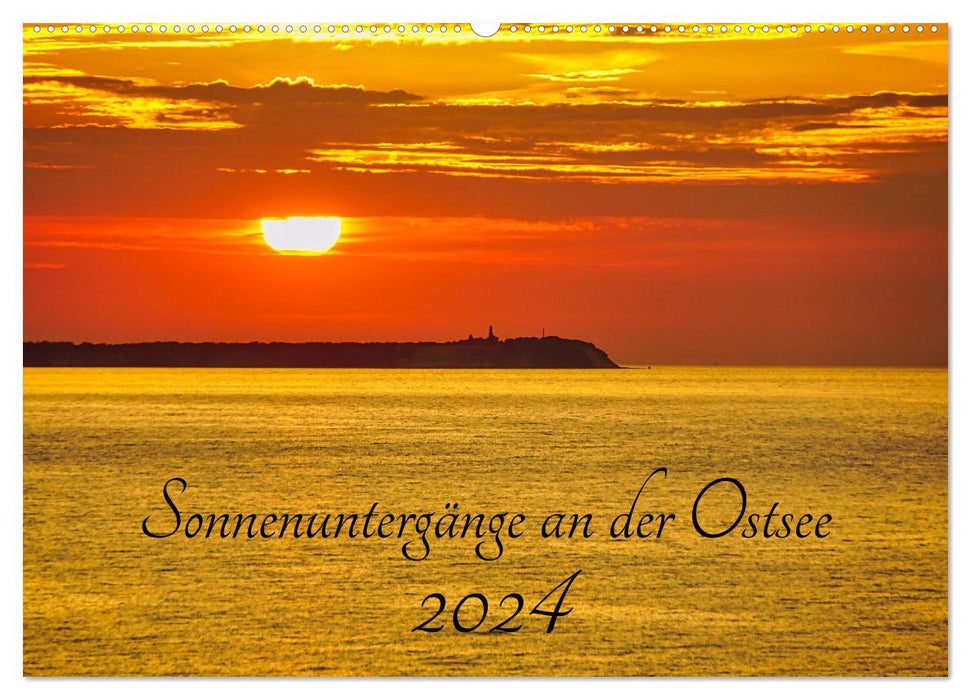 Sunsets on the Baltic Sea (CALVENDO wall calendar 2024) 