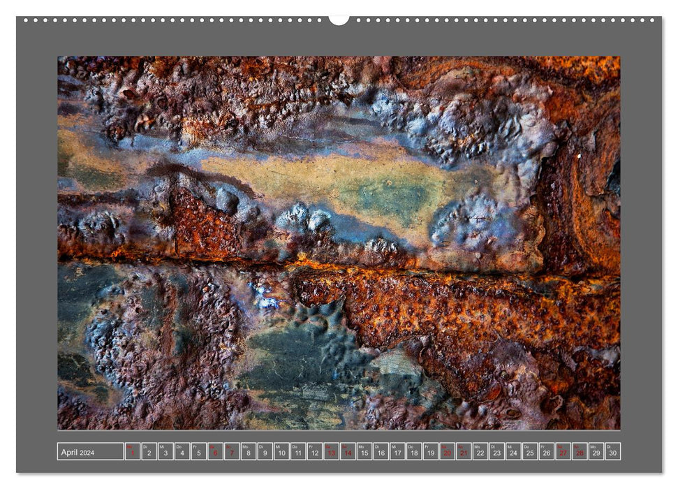 Rust - Aesthetics of Transience (CALVENDO Premium Wall Calendar 2024) 