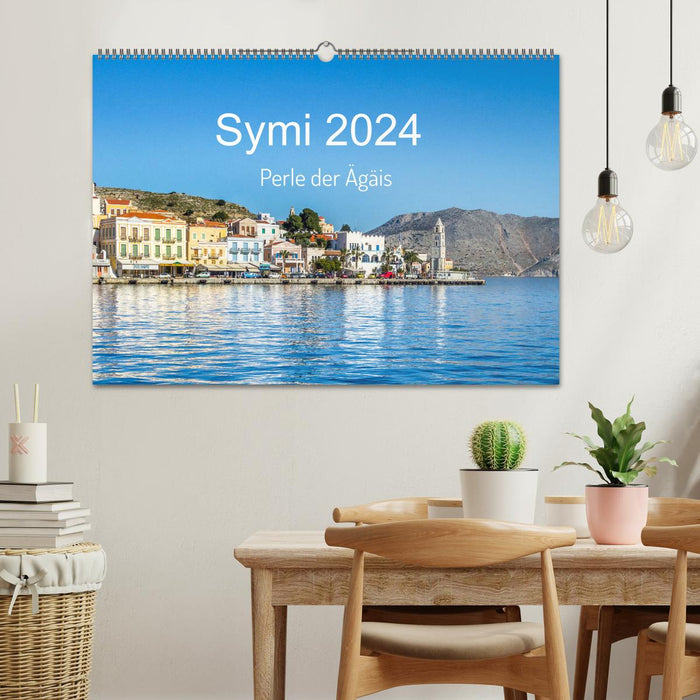 Symi 2024, Pearl of the Aegean (CALVENDO wall calendar 2024) 