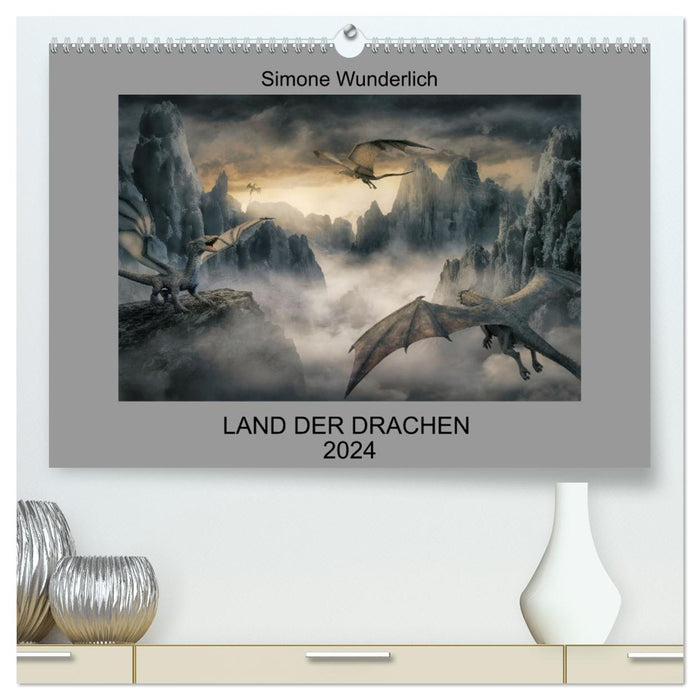 Terre des Dragons (Calendrier mural CALVENDO Premium 2024) 