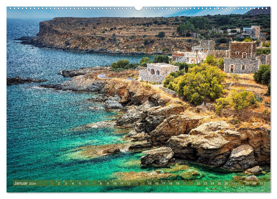 Peleponnes, traumhafte Halbinsel Griechenlands (CALVENDO Wandkalender 2024)