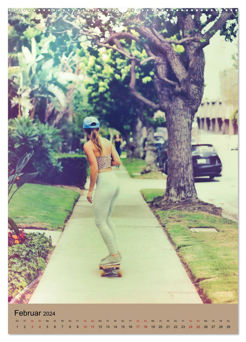 Skateboarding - tout simplement amusant (Calendrier mural CALVENDO Premium 2024)