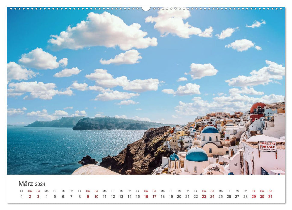Griechenland - Eine Reise durch das Land der Antike. (CALVENDO Premium Wandkalender 2024)