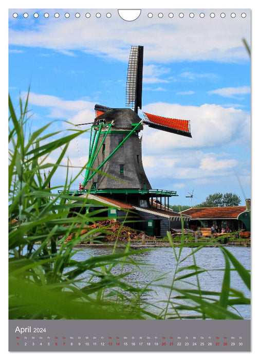 Holland - Eine Reise in die Niederlande (CALVENDO Wandkalender 2024)