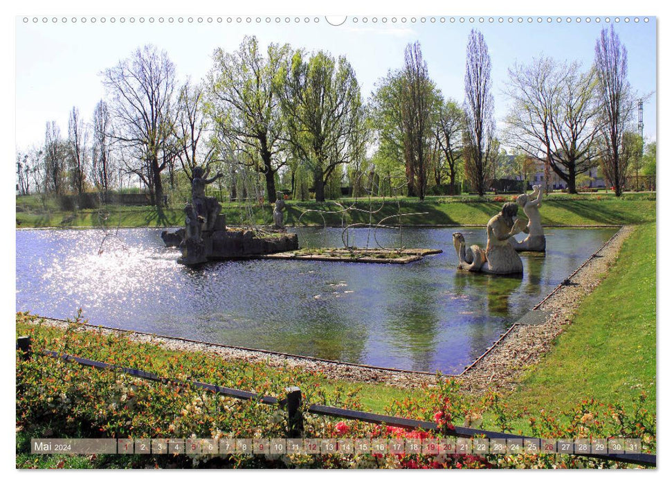 Potsdam an der Havel (CALVENDO Premium Wandkalender 2024)