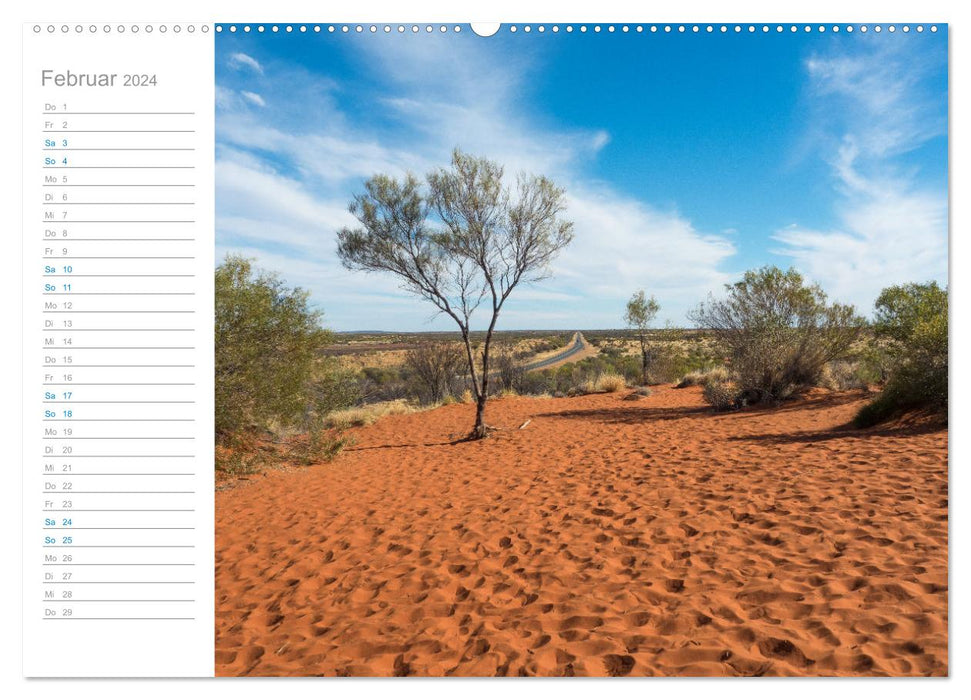 Die vielfältige Landschaft von Australien (CALVENDO Wandkalender 2024)
