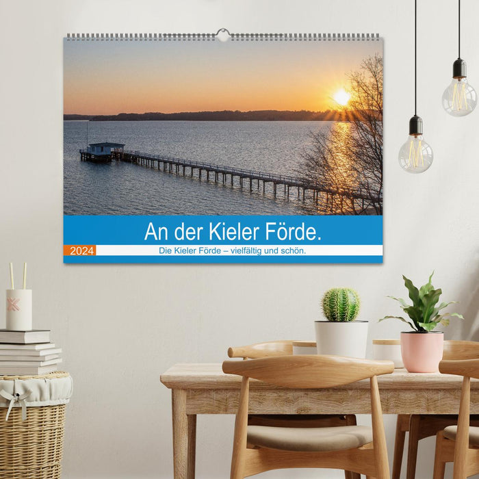 An der Kieler Förde (CALVENDO Wandkalender 2024)