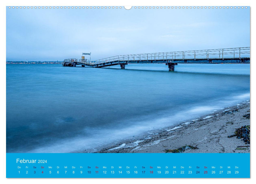 An der Kieler Förde (CALVENDO Wandkalender 2024)