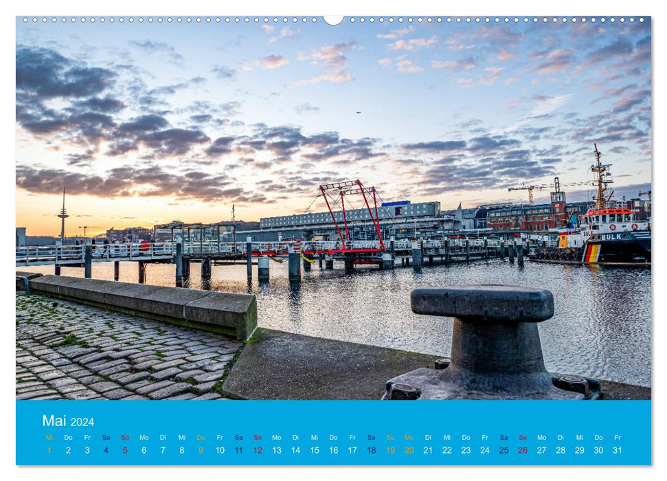 An der Kieler Förde (CALVENDO Wandkalender 2024)