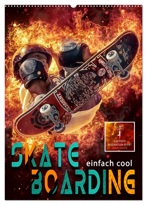 Skateboarding - einfach cool (CALVENDO Wandkalender 2024)