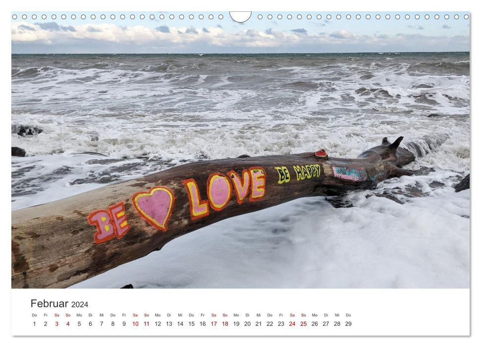 Travemünder Winterkalender (CALVENDO Wandkalender 2024)