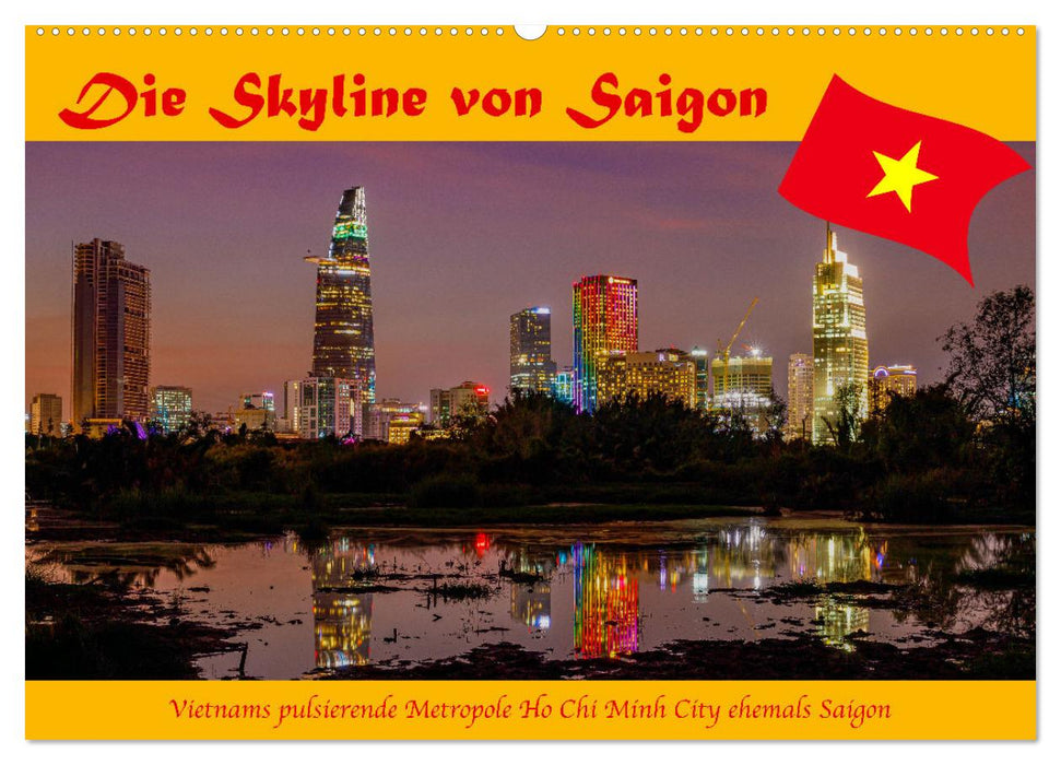 Die Skyline von Saigon (CALVENDO Wandkalender 2024)