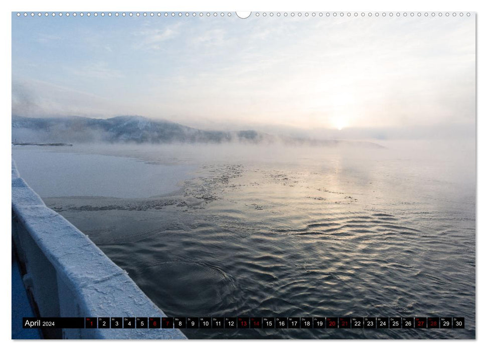 Baikalsee im Winter (CALVENDO Premium Wandkalender 2024)