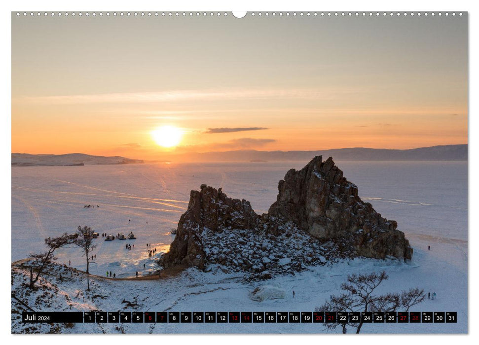 Baikalsee im Winter (CALVENDO Premium Wandkalender 2024)