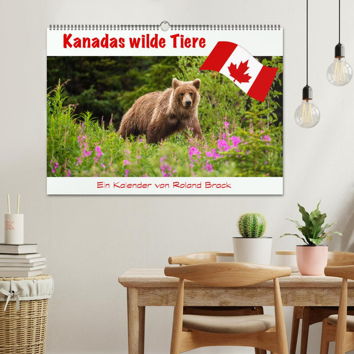 Kanadas Wilde Tiere (CALVENDO Wandkalender 2024)