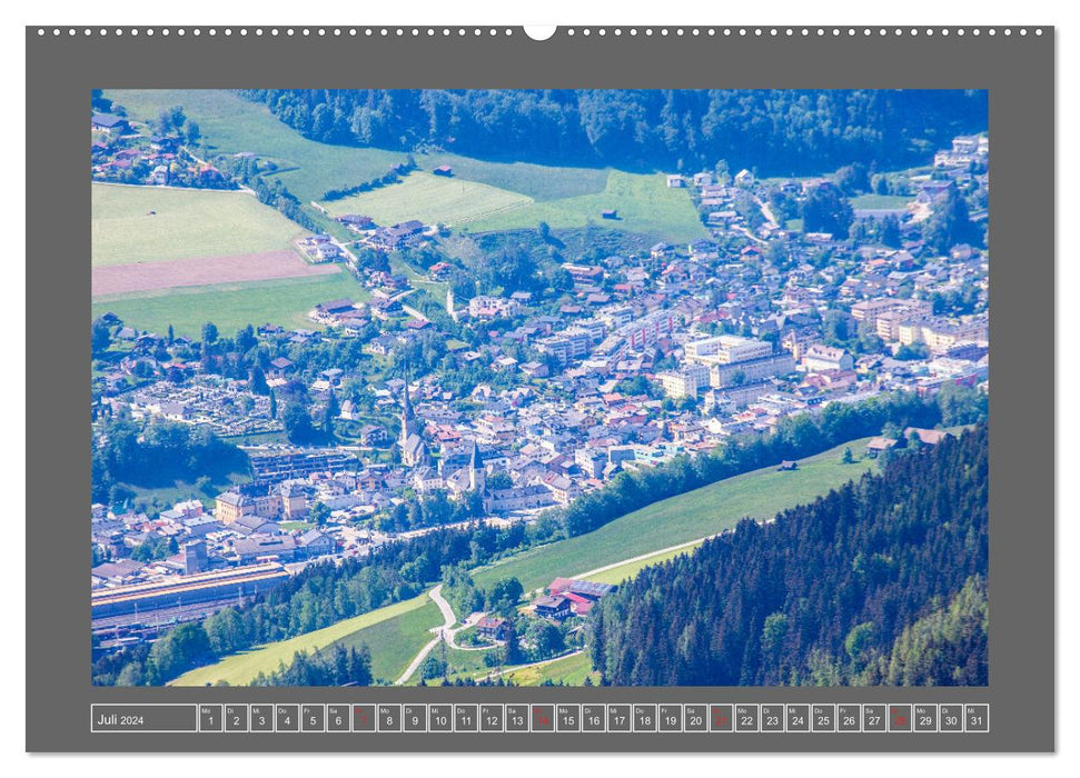 Bischofshofen im schönen Salzburger Land (CALVENDO Premium Wandkalender 2024)